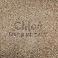 Pre Owned Chloe Yellow Leather and Suede Faye Shoulder Bag