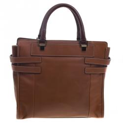 Pre Owned Chloe Brown Leather Tote