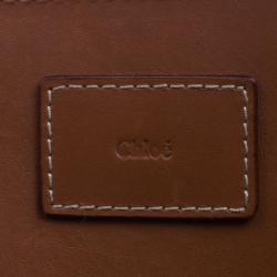 Pre Owned Chloe Brown Leather Tote