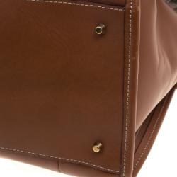 Pre Owned Chloe Brown Leather Tote