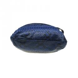 Pre Owned Chloe Blue Python Joan Bucket bag