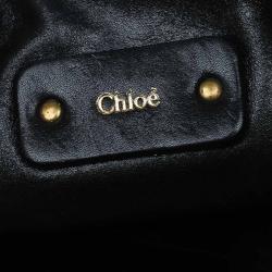 Pre Owned Chloe Blue Python Joan Bucket bag