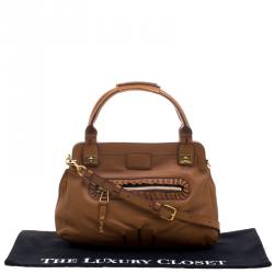 Chloe Brown Leather Margaret Shoulder Bag