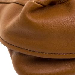 Chloe Brown Leather Margaret Shoulder Bag