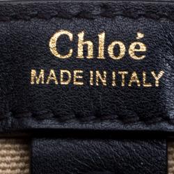 Pre Owned Chloe Black Leather Emma Drawstring Shoulder Bag