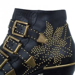 Chloe Suzanna Studded Ankle Boots UK Size 37