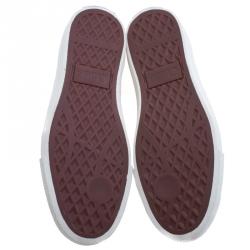 Pre Owned Chloe Beige Suede Scallop Detail High Top Sneakers Size 39