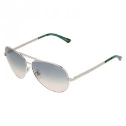 Pre Owned Chopard Green and Silver SCH934S Aviators