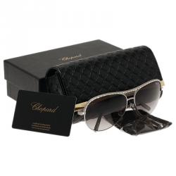 Pre Owned Chopard Silver SCH807S Aviators