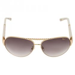Pre Owned Chopard Gold SCH 994 Sunglasses