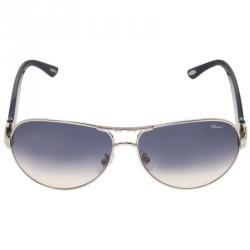 Pre Owned Chopard Silver SCH 866 Sunglasses