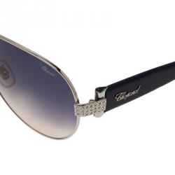 Pre Owned Chopard Silver SCH 866 Sunglasses