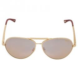 Chopard Gold Embellished SCH934S Aviators