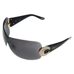Chopard Black SCH939S Shield Sunglasses