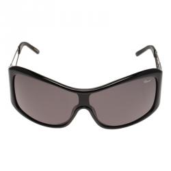 Pre Owned Chopard Black and Silver SCH029S Sunglasses