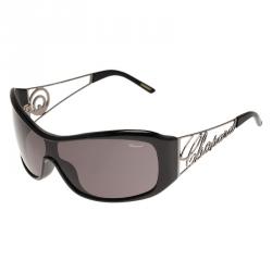 Pre Owned Chopard Black and Silver SCH029S Sunglasses
