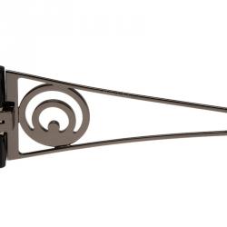 Pre Owned Chopard Black and Silver SCH029S Sunglasses