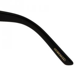 Pre Owned Chopard Black and Silver SCH029S Sunglasses