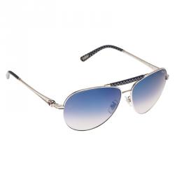 Chopard Silver and Black SCH870S Aviators