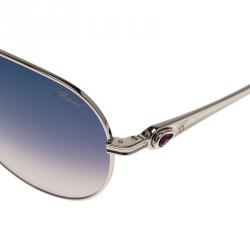 Chopard Silver and Black SCH870S Aviators