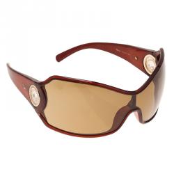 Chopard Brown SCH0125 Shield Sunglasses
