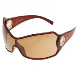 Chopard Brown SCH0125 Shield Sunglasses