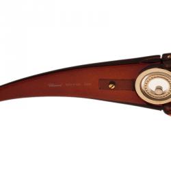 Chopard Brown SCH0125 Shield Sunglasses