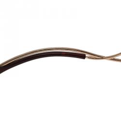 Pre Owned Chopard Brown Shield Cinco 223S Sunglasses
