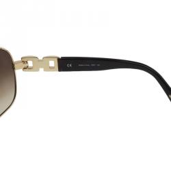 Pre Owned Chopard Gold SCH 693S Swarovski Studded Sunglasses