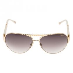 Chopard White and Gold SCH994 Aviators