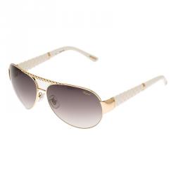 Chopard White and Gold SCH994 Aviators