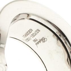 Chopard Chopardissimo 18k White Gold Clip On Huggie Earrings