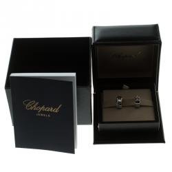 Chopard Chopardissimo 18k White Gold Clip On Huggie Earrings