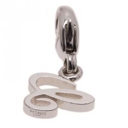 Pre Owned Chopard 18kt White Gold C Charm