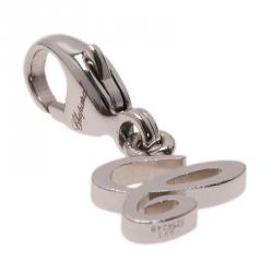Pre Owned Chopard 18kt White Gold C Charm