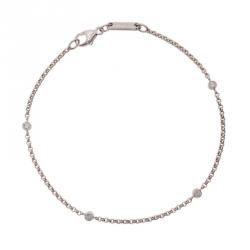 Chopard Diamond 18K White Gold Soft Bracelet