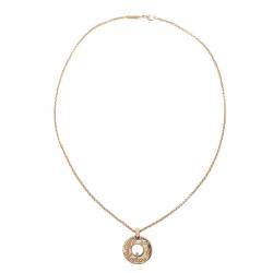 Chopard Chopardissimo Diamond Yellow Gold Pendant Necklace