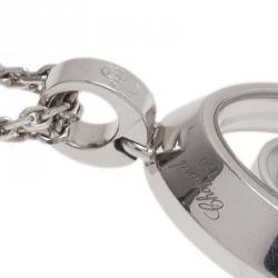 Pre Owned Chopard Happy Spirit Diamond White Gold Pendant Necklace