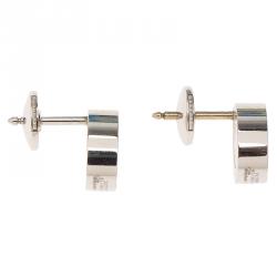 Pre Owned Chopard Very Chopard Diamond White Gold Stud Earrings