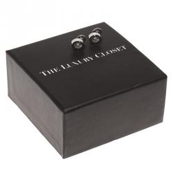 Pre Owned Chopard Very Chopard Diamond White Gold Stud Earrings