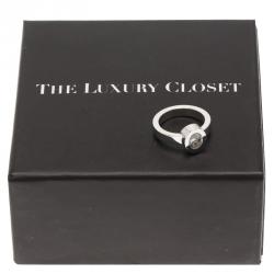 Chopard Very Chopard Diamond White Gold Ring Size 52