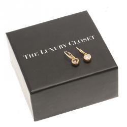 Pre Owned Chopard Miss Happy Diamond Rose Gold Drop Earrings