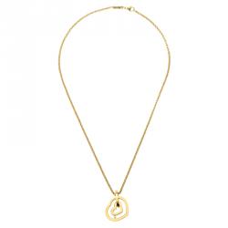 Chopard Happy Diamonds Diamond Yellow Gold Heart Pendant Chain Necklace