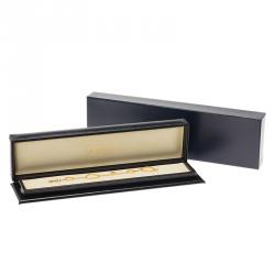 Pre Owned Chopard Happy Hearts Diamond & 18k Rose Gold Bracelet 17cm