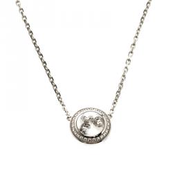 Chopard Happy Curves Diamond 18k White Gold Necklace