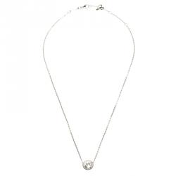 Chopard Happy Curves Diamond 18k White Gold Necklace
