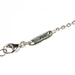Chopard Happy Curves Diamond 18k White Gold Necklace