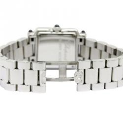 Pre Owned Chopard Black Stainless Steel Happy Sport Women's Wristwatch 23MM