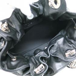 Pre Owned حقيبة ديور لو ترينتا جلد خروف أسود كاناج مبطن للكتف