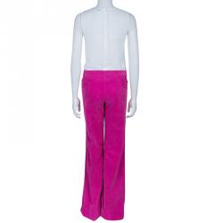 Christian Lacroix Pink Corduroy Trousers S/M